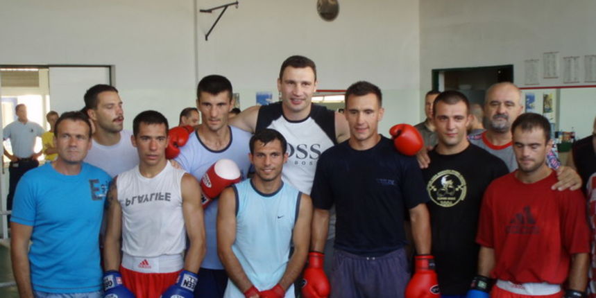 Vitalij Kličko i boksačka reprezentacija