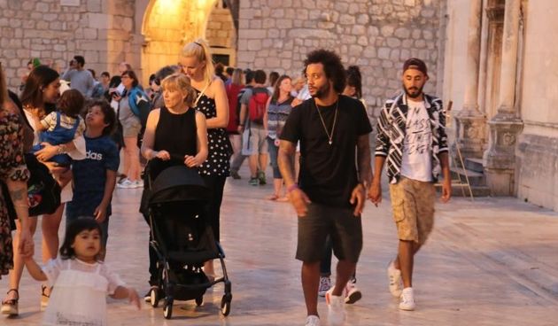 Nogometaš Reala Marcelo s obitelji ljetuje u Dubrovniku