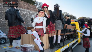 Zadarski karneval 2018: Povorka maškaranih skupina od Gradskih vrata preko Foruma do Narodnog trga Zadarski karneval 2018: Povorka maškaranih skupina od Gradskih vrata preko Foruma do Narodnog trga