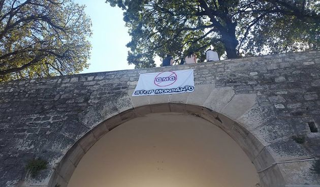 Transparent na Gradskim vratima: Stop Monsanto!