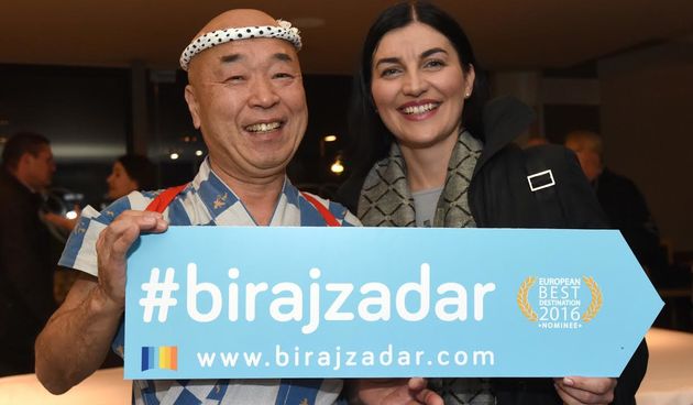 Sushi majstor Fukushima Masanori i novinarka Nikolina Radić Ančić