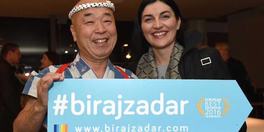 Sushi majstor Fukushima Masanori i novinarka Nikolina Radić Ančić