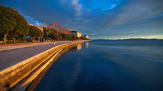 Zadarski suton 7. siječnja 2013. (foto:Saša Čuka)