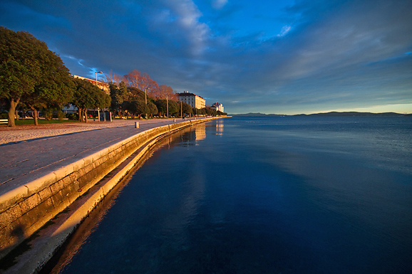 Zadarski suton 7. siječnja 2013. (foto:Saša Čuka)