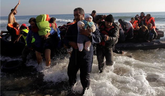 Sirijske izbjeglice, Foto: Hina