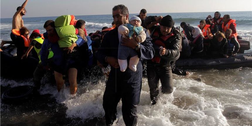 Sirijske izbjeglice, Foto: Hina