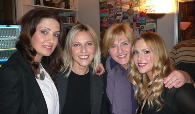 Ivana Radovniković, Sanja Doležal, Branka Delić, Maja Vučić snimile pjesmu “Božićna uspavanka”, foto: Hamar Media