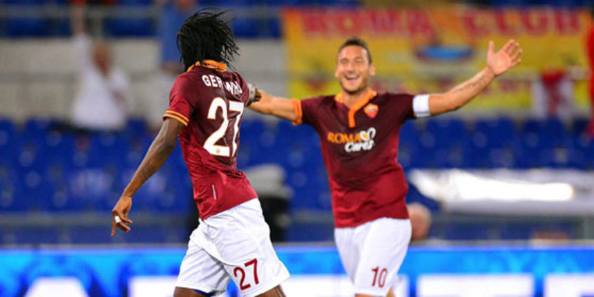 Gervinho i Totti AS Roma, foto: kicker.de Gervinho i Totti AS Roma, foto: kicker.de