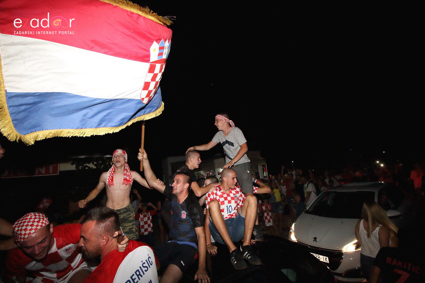 Bibinje: Navijanje za Vatrene i fešta nakon pobjede nad Engleskom