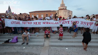 Veličanstven doček četvorice zadarskih Vatrenih