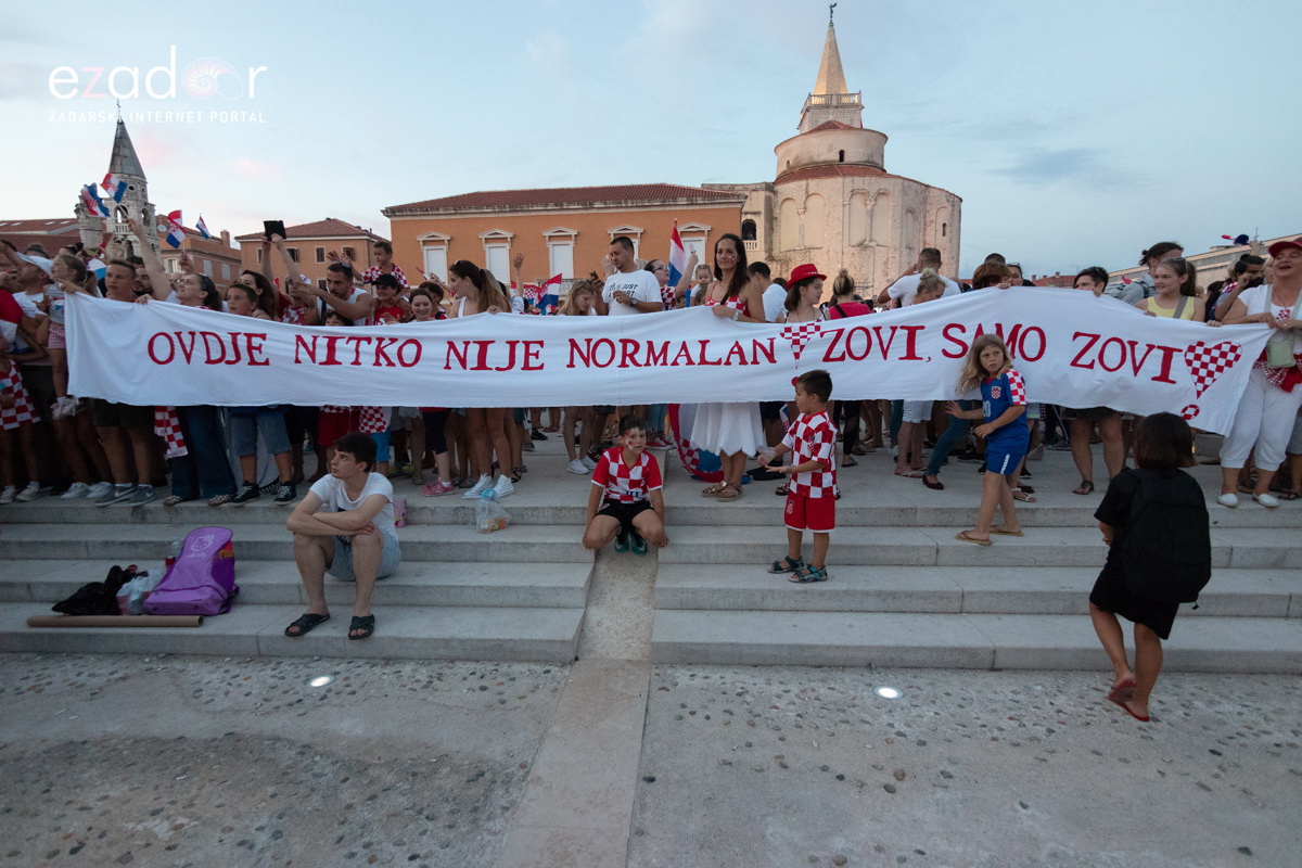 Veličanstven doček četvorice zadarskih Vatrenih