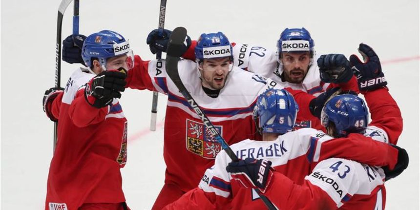 Češka hokejaška reprezentacija, foto: Hina Češka hokejaška reprezentacija, foto: Hina
