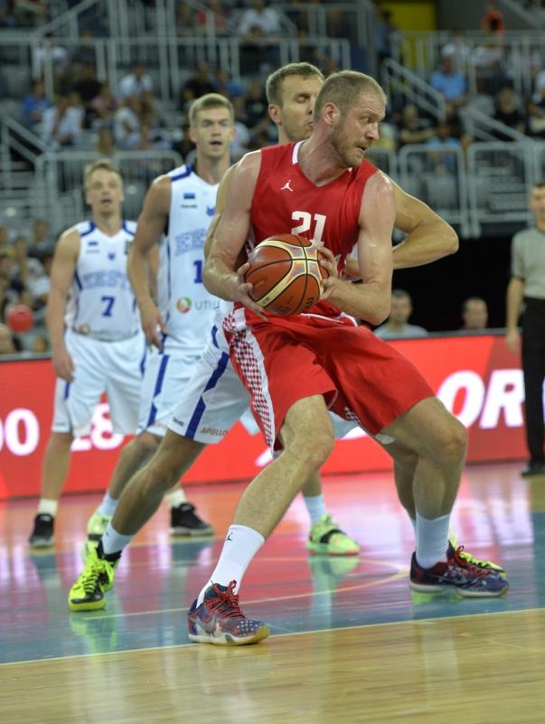 Arena Zagreb, Zagreb – Pripremni turnir za EuroBasket 2015., Hrvatska – Estonija. Photo: Igor Kralj i Marko Lukunic/PIXSELL Arena Zagreb, Zagreb – Pripremni turnir za EuroBasket 2015., Hrvatska – Estonija. Photo: Igor Kralj i Marko Lukunic/PIXSELL