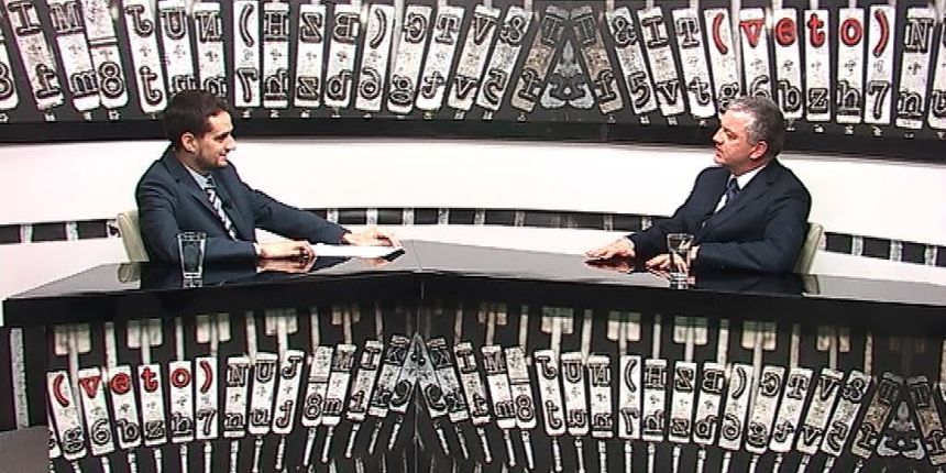 Emisija Veto: Sanjin Španović i ministar Darko Horvat Emisija Veto: Sanjin Španović i ministar Darko Horvat