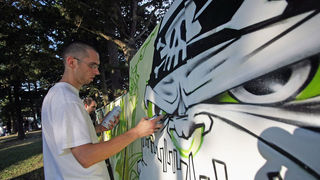 Grafiti, Hip hop & Break battles – Kapetanski park (foto: Marin Gospić)