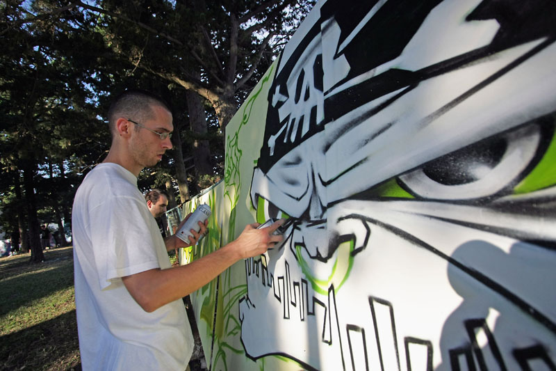 Grafiti, Hip hop & Break battles – Kapetanski park (foto: Marin Gospić)