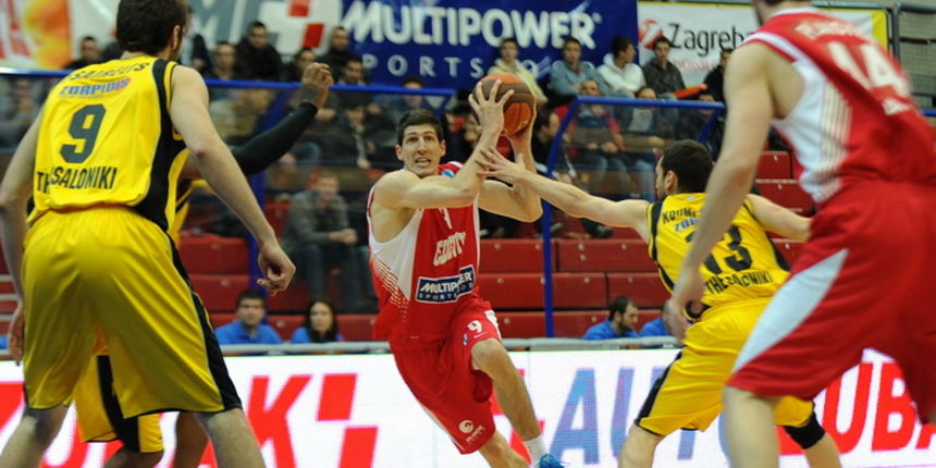 Zagreb, 301110. Kosarkaski centar Drazen Petrovic. Eurokup, kosarkaska utakmica 2. kola. KK Cedevita i Aris. Na slici: Damjan Rudez. Foto: Damir Krajac / CROPIX Zagreb, 301110. Kosarkaski centar Drazen Petrovic. Eurokup, kosarkaska utakmica 2. kola. KK Cedevita i Aris. Na slici: Damjan Rudez. Foto: Damir Krajac / CROPIX