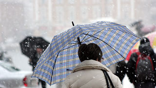 Snijeg u Zadru, 17. prosinca 2009, Foto: Saša Čuka