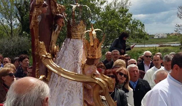 Nin: Procesija u povodu 500 godina ukazanja Gospe od Zečeva. Foto: Nin Gospa od Zečeva