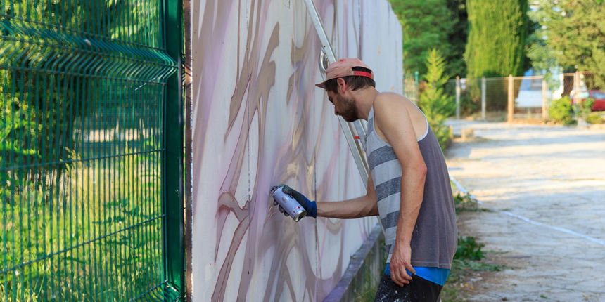 Pripreme za KvartArt festival: grafiteri u akciji