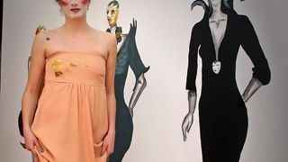 2000 kn; Haljinu dizajnira Klara Dedić: rukom oslikana svila bez šablone (foto: Marin Gospić)