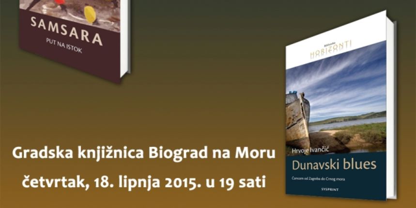 Hrvoje Ivančić u biogradskoj knjižnici Hrvoje Ivančić u biogradskoj knjižnici