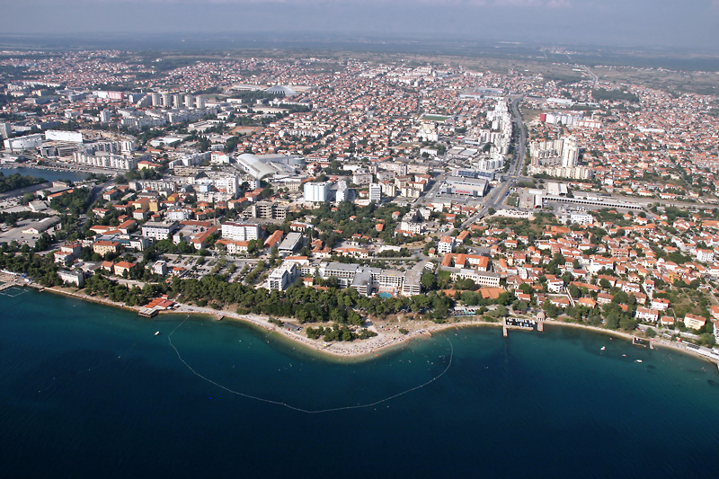 Zadar – Zračne snimke, Bulevar (foto: Marin Gospić)