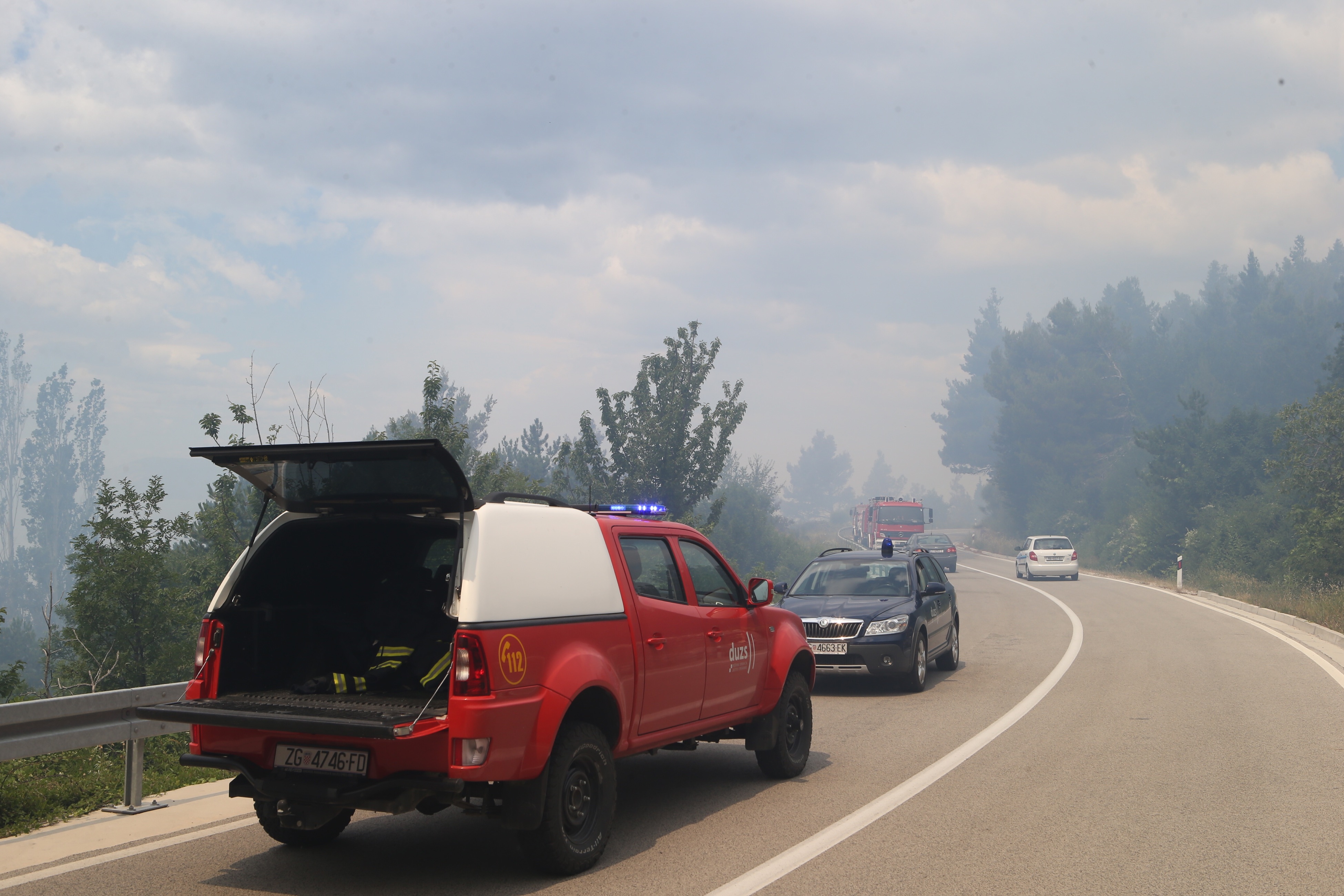 Požar na padinama Biokova Požar na padinama Biokova