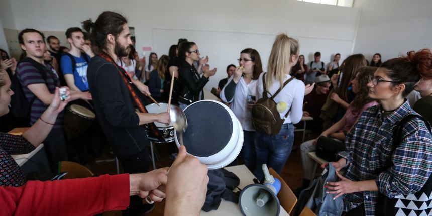 Blokada, Hrvatski studiji Blokada, Hrvatski studiji