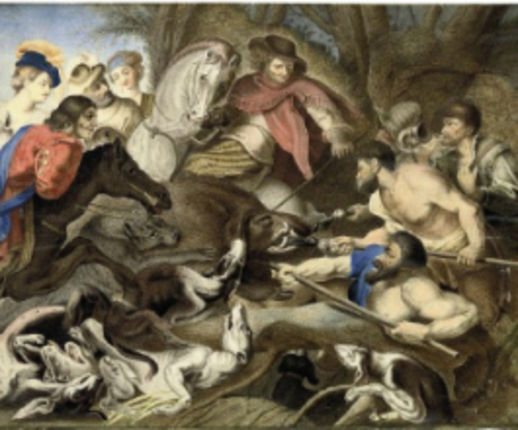 Rubens, Lov na veprove u Kaledoniji, foto: profitiraj.hr Rubens, Lov na veprove u Kaledoniji, foto: profitiraj.hr