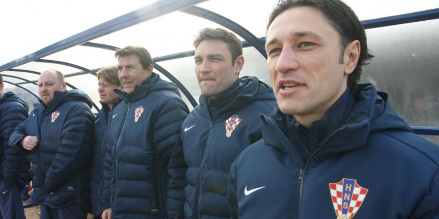 07.02.2013., Gradski stadion, Umag – Medjunarodna prijateljska utakmica, Hrvatska – Italija. Niko i Robert Kovac. Photo: Dusko Marusic/PIXSELL 07.02.2013., Gradski stadion, Umag – Medjunarodna prijateljska utakmica, Hrvatska – Italija. Niko i Robert Kovac. Photo: Dusko Marusic/PIXSELL