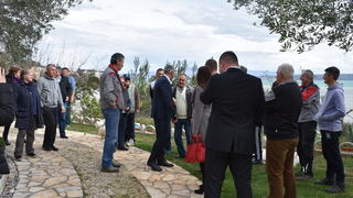 Župan Longin obišao klizišta u Posedarju Župan Longin obišao klizišta u Posedarju