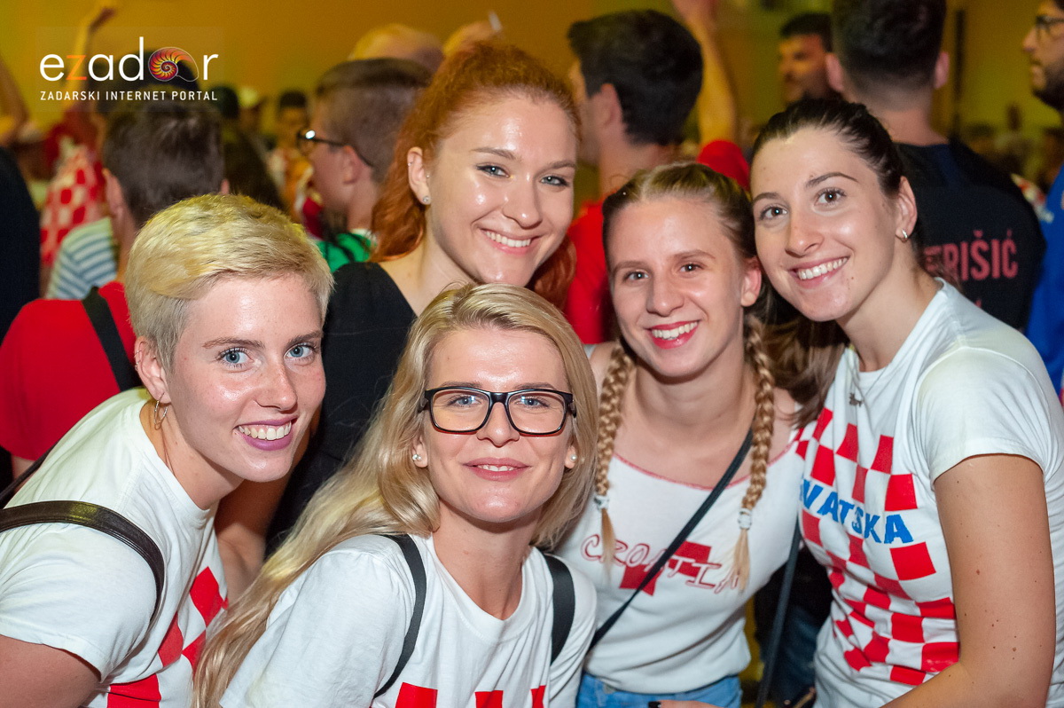 Zadar je gorio: Velika fešta nakon plasmana Vatrenih u finale Svjetskog prvenstva