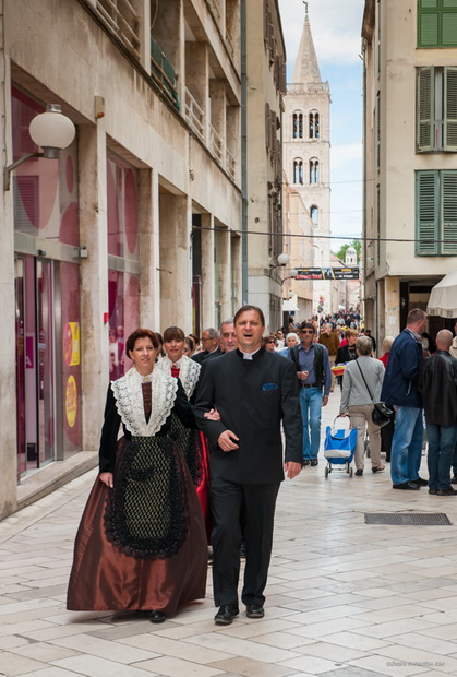 Predstavljanje zadarske pučke nošnje, Foto: Željko Karavida