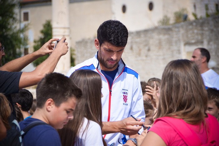 Davis Cup: Kids Day na zadarskom Forumu. Foto: Iva Perinčić
