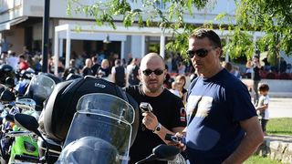 Defile bajkera ulicama Zadra u povodu 10. rođendana Moto kluba Beštije. Foto: Jadra NeveraZD Defile bajkera ulicama Zadra u povodu 10. rođendana Moto kluba Beštije. Foto: Jadra NeveraZD