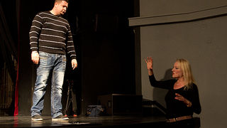 Hrvatsko narodno kazalište Zadar traži nove mlade talente za glumačku radionicu, a mi smo sinoć pratili audiciju na kojoj su se budućoj mentorici, glumici Jasni Ančić, predstavili prvi muški kandidati, foto Leo Banic