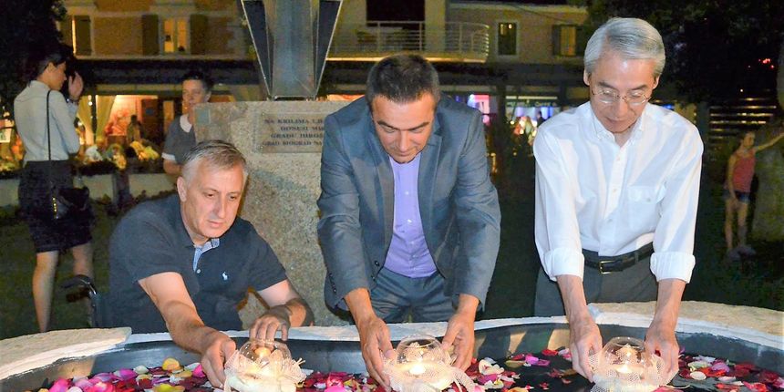 U Biogradu obilježena 71. obljetnica pada atomske bombe na Hirošimu i Nagasaki. Foto: Gordana Šarić