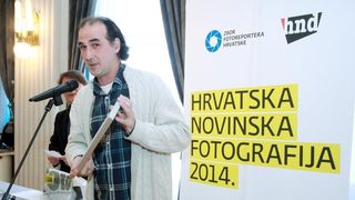Velika dvorana HND-a, Proglasenje pobjednika 12. natjecaja Hrvatska novinska fotografija. Photo: Goran Jakus/PIXSELL Velika dvorana HND-a, Proglasenje pobjednika 12. natjecaja Hrvatska novinska fotografija. Photo: Goran Jakus/PIXSELL