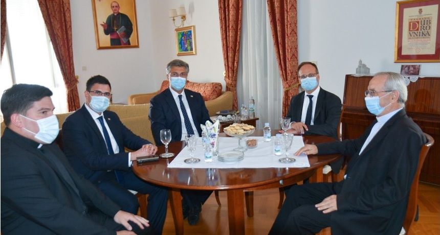 Andrej Plenković i Želimir Puljić Andrej Plenković i Želimir Puljić