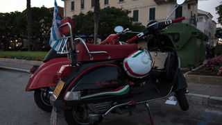 Vespa World Days 2015: Prve vespe stigle u Biograd, foto: Vinko Pešić