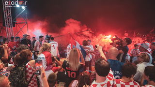 Zadar priredio nezaboravan doček svojim Vatrenim herojima