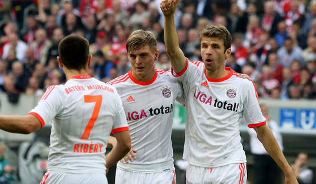 Thomas Muller strijelac za Bayern Munchen, foto: abola.pt