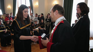 Promocija diplomiranih studenata, 7. ožujka 2009. (foto: Marin Gospić)