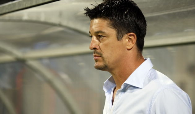 Zadar, 310711. Igraliste Stanovi.Nogometna utakmica drugog kola 1. HNL, NK Zadar – NK Hajduk.  Na slici: trener Zadra Dalibor Zebic.Foto: Jure Miskovic / CROPIX