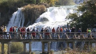 Nacionalni park Krka bilježi rekordan broj posjetitelja. Photo: Duško Jaramaz/PIXSELL