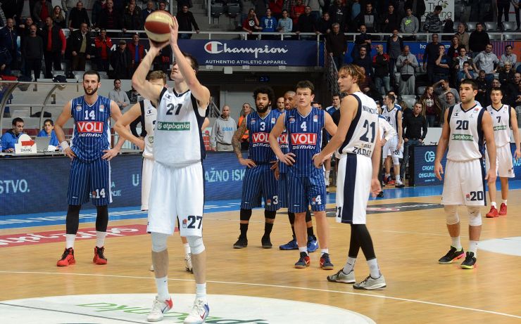 ABA liga, 15. kolo: KK Zadar – KK Budućnost Voli 78-76