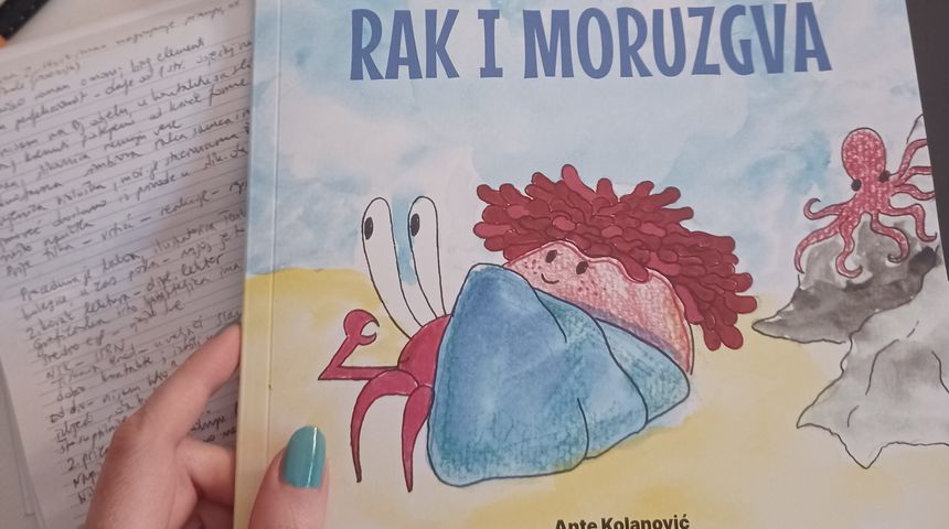 Predstavljanje slikovnice Rak i moruzgva autora Ante Kolanovića - eZadar.hr