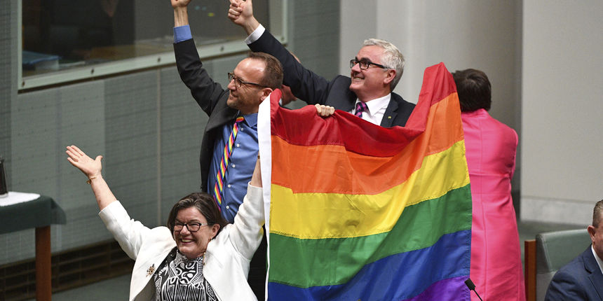 Australija, Homoseksualni brakovi Australija, Homoseksualni brakovi