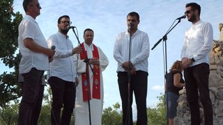 Blagosolov križa na brdu Brisnica Blagosolov križa na brdu Brisnica